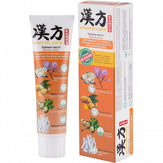 Зубная паста KAMPO ORIENTAL CARE Японские травы для защиты от кариеса 100г