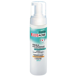 Пенка для умывания Zone Stop ACNE 175 мл