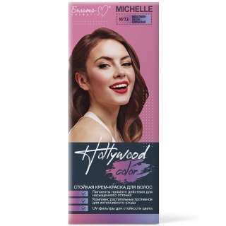 Крем-краска для волос Hollywood color № 7.3 Michelle махагоново-светло-коричневый