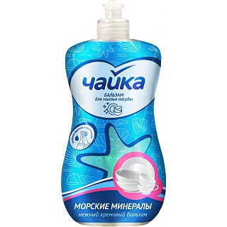 Бальзам для мытья посуды ЧАЙКА "Морские минералы" 500мл