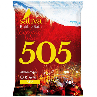 Пена для ванны Вечерний глинтвейн в Альпах Sativa №505, 15г