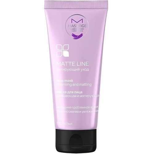 Матирующая Маска для лица очищающая Masstige MATTE LINE 100мл