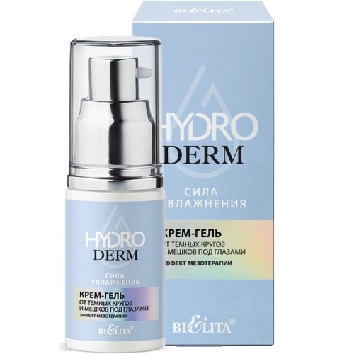Крем-гель от темных кругов и мешков под глазами "Эффект мезотерапии" HydroDERM Сила Увлажнения 30мл
