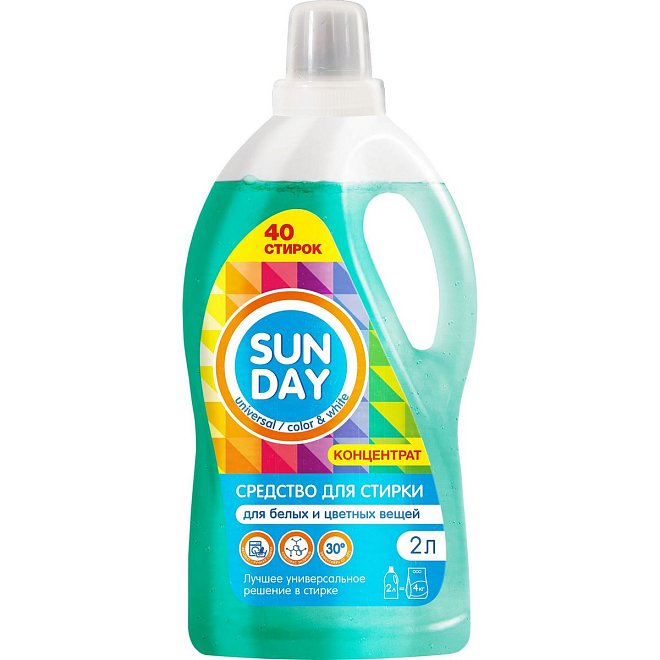 Средство для стирки Sunday универсальное 2л