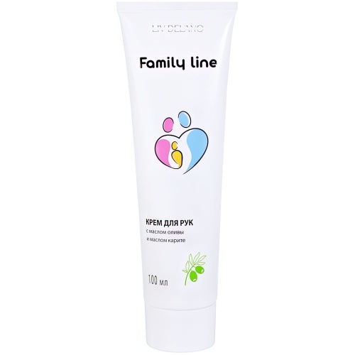 Крем для рук Liv Delano Family Line с маслом оливы и маслом карите 100мл