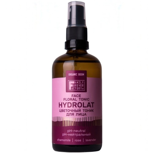 Тоник цветочный для лица Organic Boom "pH-нейтральный" 100мл