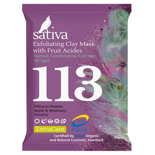 Маска-гоммаж с фруктовыми кислотами Sativa №113, 15г