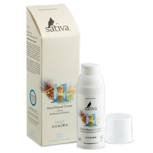 Крем для рук восстанавливающий Sativa №11, 50 мл