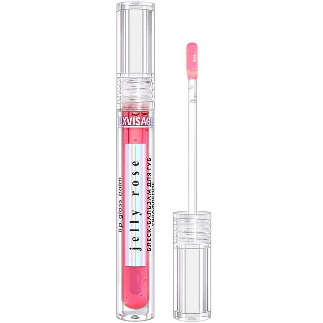 Блеск-бальзам для губ LUXVISAGE JELLY ROSE увлажнение