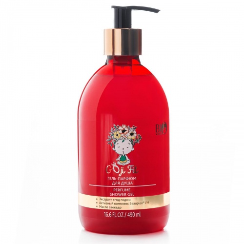 Гель-парфюм для душа Bio World Goji Fit 490мл