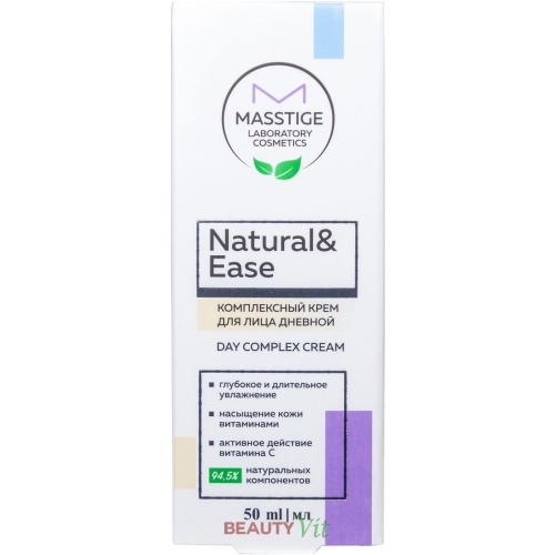 Крем для лица Masstige NATURAL&EASE Дневной Комплексный 50мл