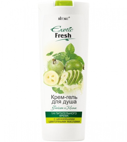 Крем-гель для душа Exotic Fresh Фейхоа и мята 500мл