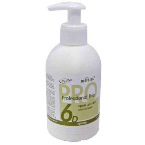 Крем для ног Professional line смягчающий 6D, 300 мл