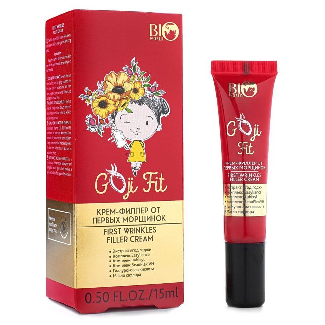 Крем-филлер Bio World Goji Fit от первых морщинок 15мл