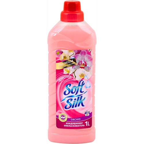 Ополаскиватель для тканей Romax SOFT SILK Premium Orchid 1л