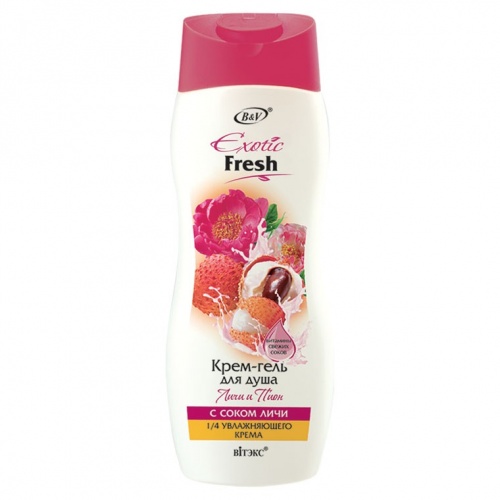Крем-гель для душа Exotic Fresh Личи и пион 500мл