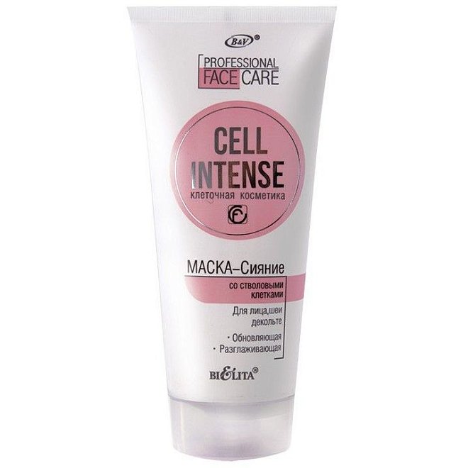 Маска-сияние со стволовыми клетками для лица, шеи, декольте Cell Intense 200мл