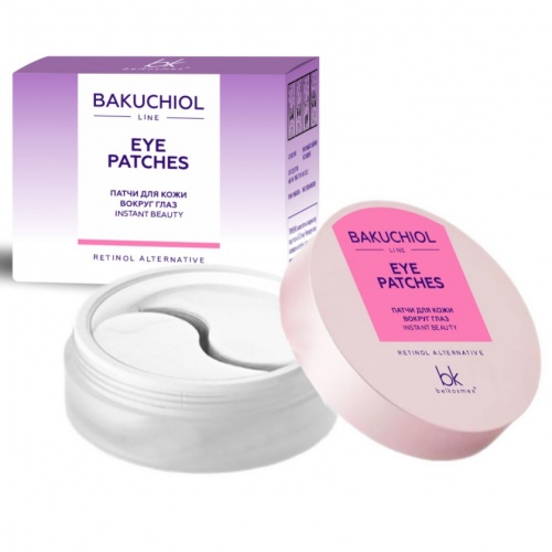 Патчи для кожи вокруг глаз Bakuchiol line, instant beauty 60шт