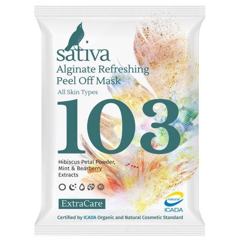 Маска альгинатная освежающая Sativa №103, 15г
