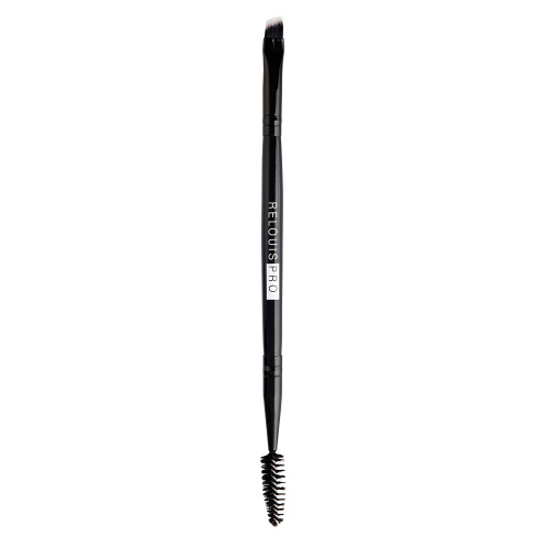 Кисть косметическая двусторонняя для бровей RELOUIS Brow&Eyeliner brush №6