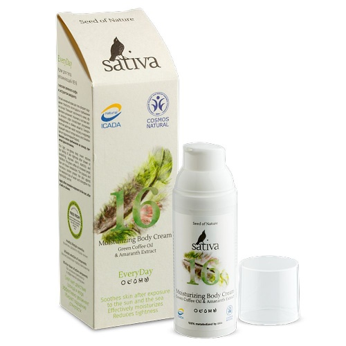 Крем для тела увлажняющий Sativa №16, 50 мл