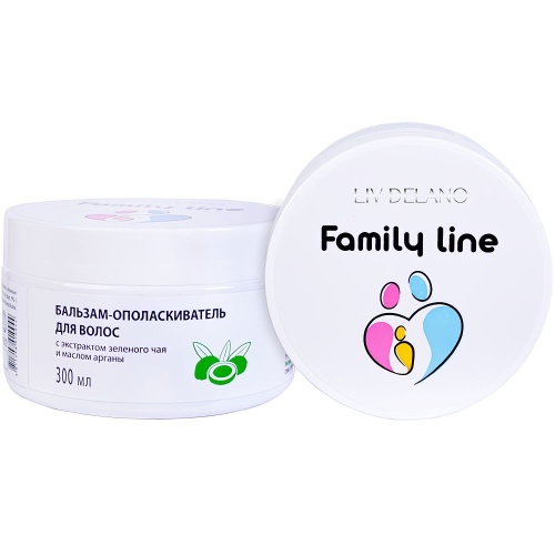 Бальзам-ополаскиватель для волос Family Line с экстрактом зеленого чая и маслом арганы 300 мл