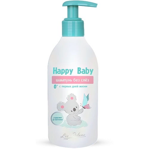 Шампунь без слез 0+ Happy Baby с первых дней жизни 300г