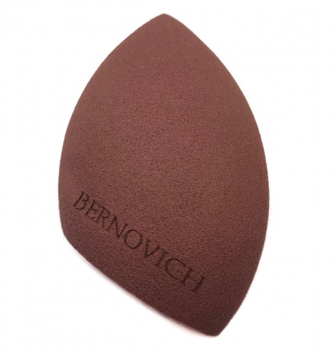 Спонж косметический BERNOVICH срезанная капля (коричневый)