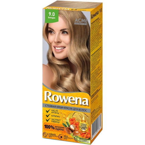 Крем-краска для волос "Rowena" тон  9.0 Блондин
