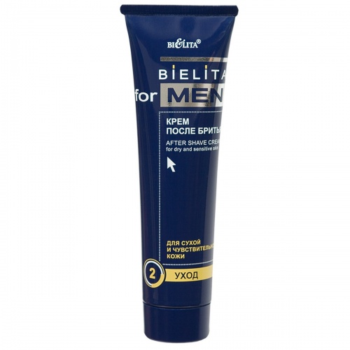 Крем после бритья Bielita for Men для сухой и чувствительной кожи 100мл