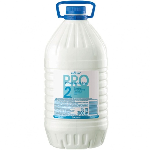 Бальзам-кондиционер для волос Professional line для блеска 3000мл