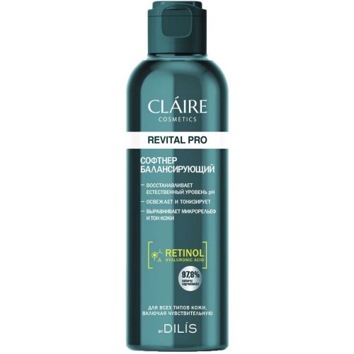 Софтнер тоник CLAIRE Revital Pro балансирующий 200мл