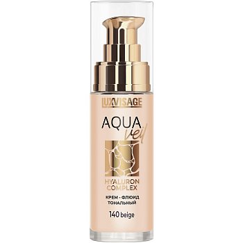 Крем-флюид тональный LUXVISAGE AQUA veil HYALURON COMPLEX 30мл