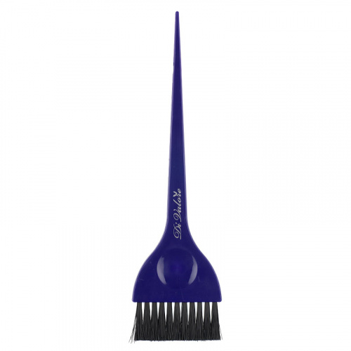 Кисть для окрашивания волос большая Di Valore, СИНЯЯ 21см