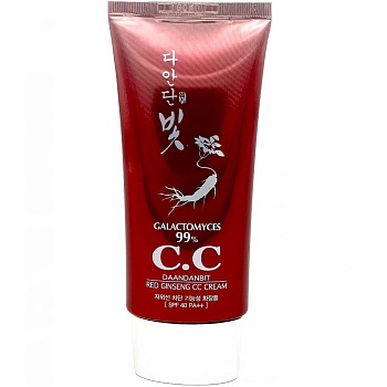 СС Крем с экстрактом женьшеня JIGOTT Daandan Bit Red Ginseng CC Cream SPF 40 50мл