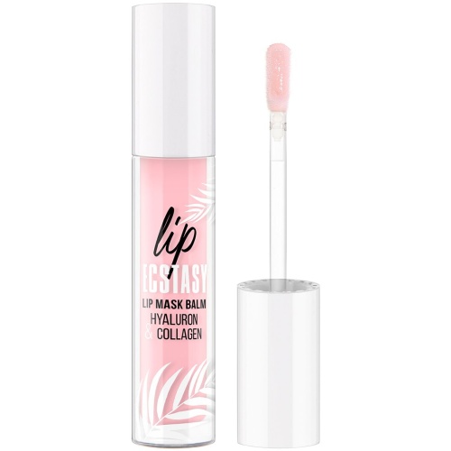 Маска-бальзам для губ LUXVISAGE LIP ECSTASY hyaluron & collagen тон 601 Rose