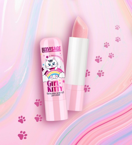 Бальзам для губ детский LUXVISAGE Girl-Kitty (без блистера)