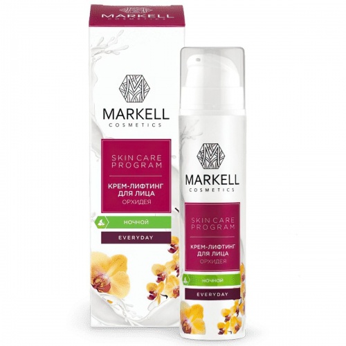 Крем-лифтинг для лица Ночной MARKELL Skin Care Program, Орхидея 50мл