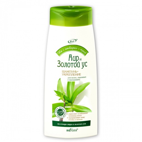 Шампунь-укрепление На Отварах Трав Аир и Золотой Ус 480мл