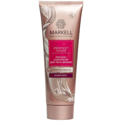 Лосьон-хайлайтер для тела MARKELL Perfect Shine Bronze 120мл