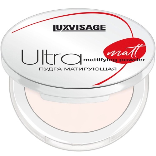 Пудра матирующая LUXVISAGE Ultra matt (101 Porcelain)