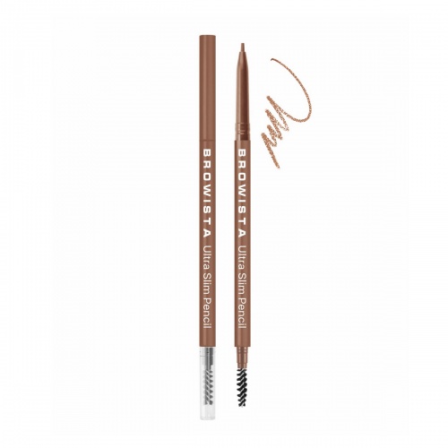 Карандаш для бровей ультратонкий BROWISTA (202 светло-каштановый)