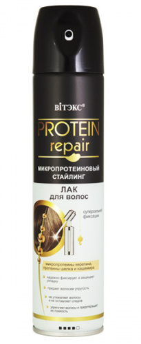Микропротеиновый стайлинг Лак для волос Protein Repair сверх сильная фиксация 300мл