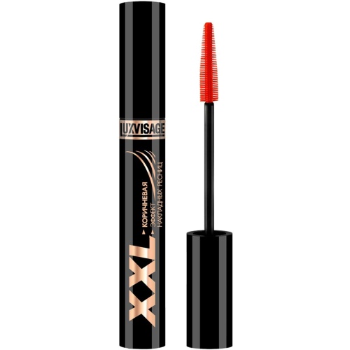 Тушь для ресниц LUXVISAGE XXL Эффект накладных ресниц Коричневая