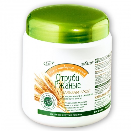 Бальзам-уход На Отварах Трав Отруби Ржаные 450мл