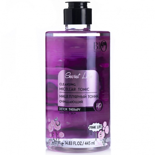 Мицеллярный тоник Bio World Secret Life очищающий 445мл