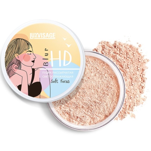 Пудра рассыпчатая светоотражающая LUXVISAGE HD Blur Soft Focus