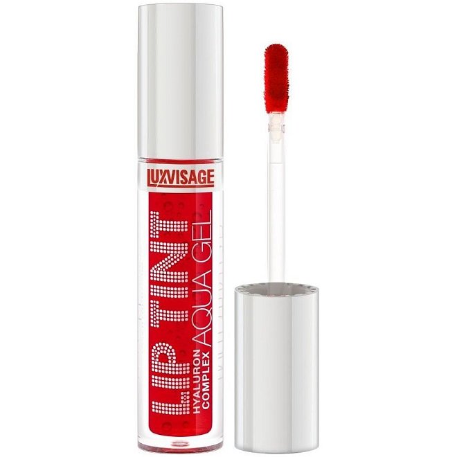 Оттеночный гель-тинт для губ LUXVISAGE LIP TINT AQUA GEL hyaluron complex