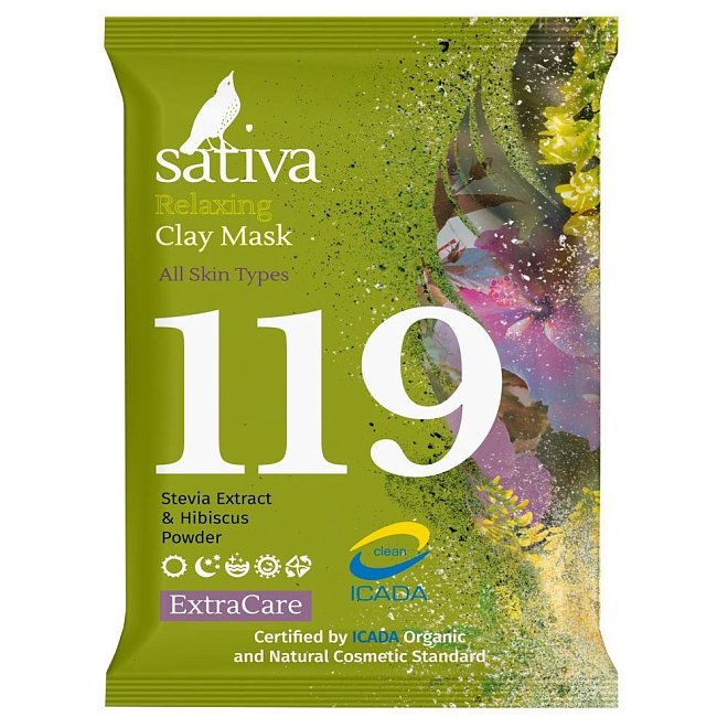 Маска минеральная расслабляющая Sativa №119, 15г