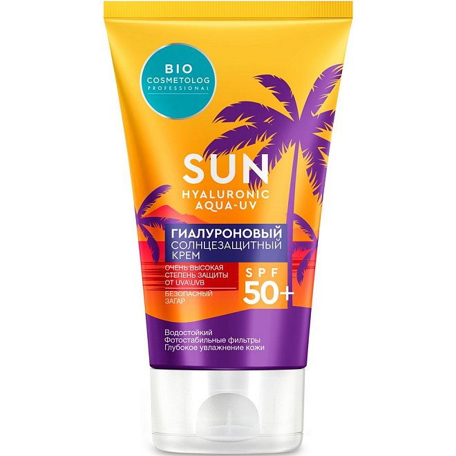 Гиалуроновый солнцезащитный крем SPF 50+ Fito Косметик BioCosmetolog Professional 150мл
